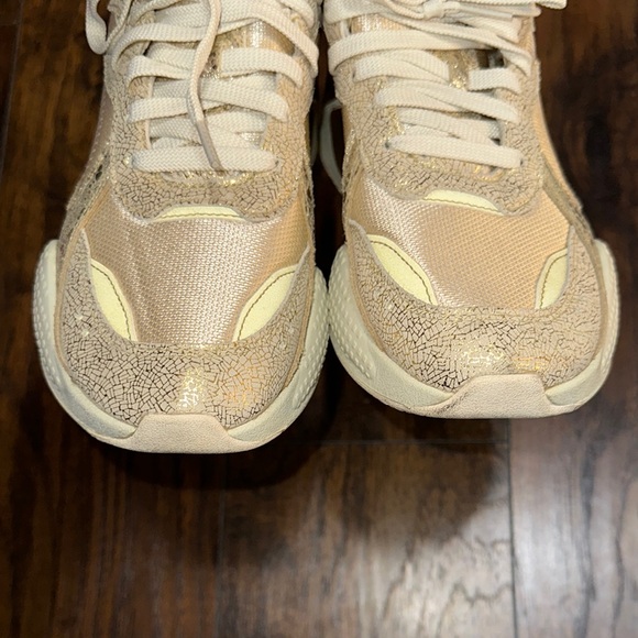 Puma RS-X Running System Cream and Gold Women’s Sneakers 10 - Picture 9 of 10